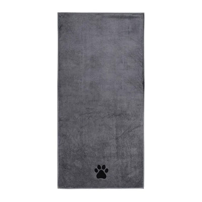 Serviette de bain microfibre ultra absorbante pour chien