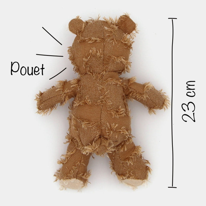 Jouet peluche ours sonore pour le chien et le chiot