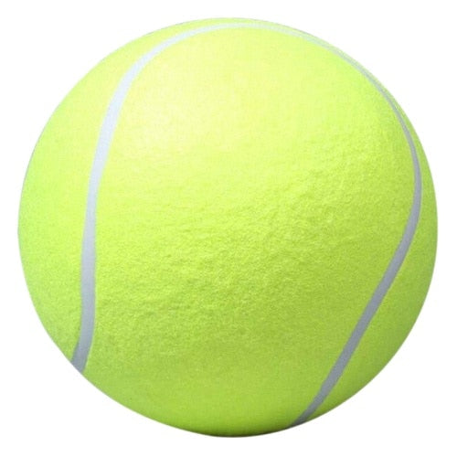 balle de tennis geante chien