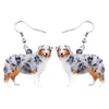 boucles d'oreilles berger australien